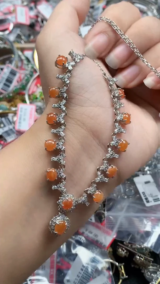 银S925镶嵌戒指翡翠天然A货缅甸翡翠