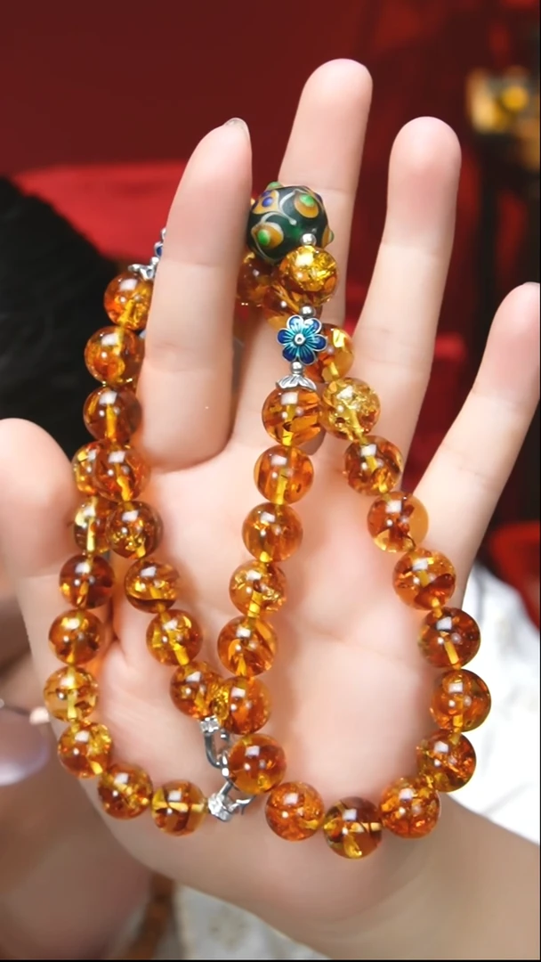 【闪购商品】琥珀珠宝奇石未镶嵌11mm