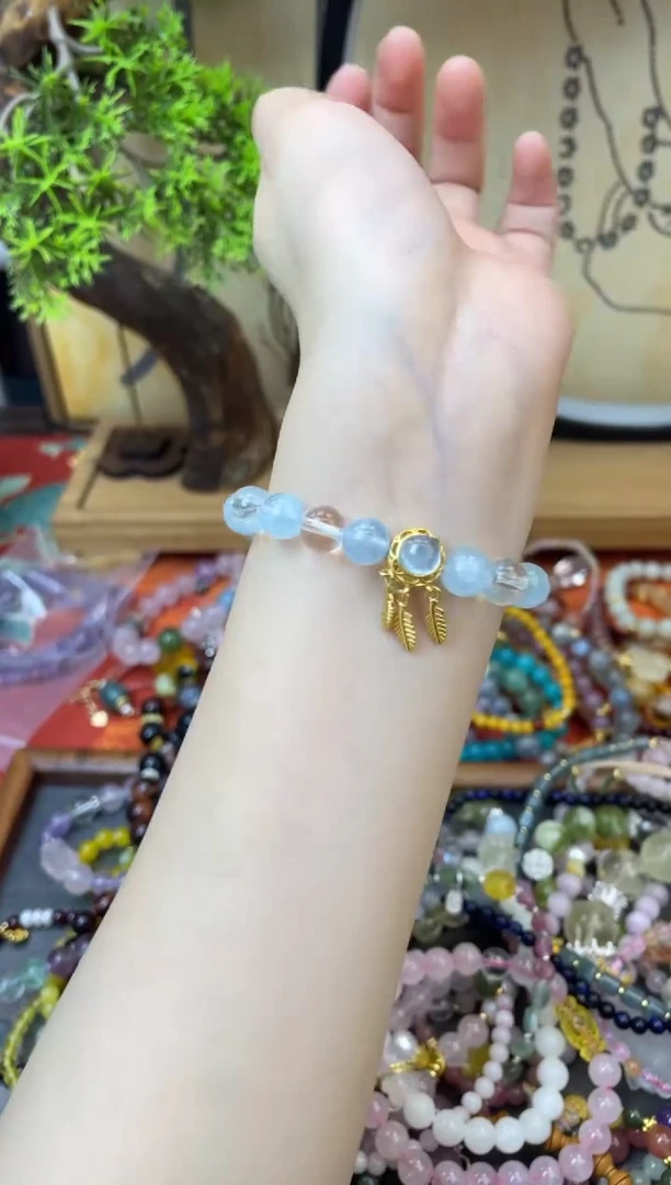 【闪购商品】海蓝宝石手链未镶嵌325