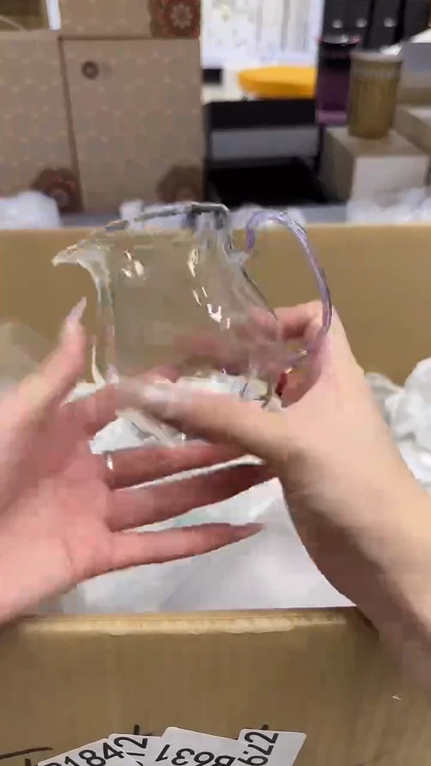 祥禾瓜楞紫色把手简易包装===========