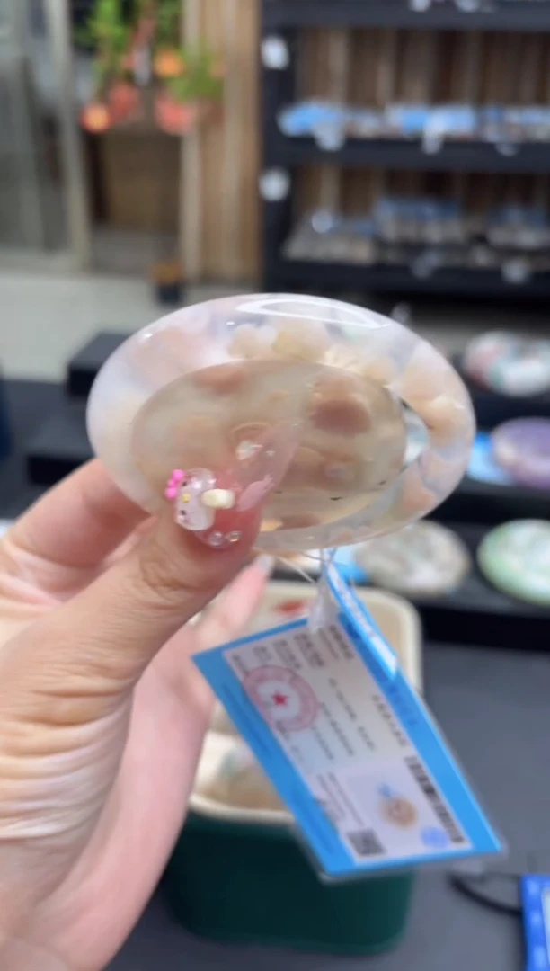 未镶嵌手镯石英质玉139(54圈赠送镯心)