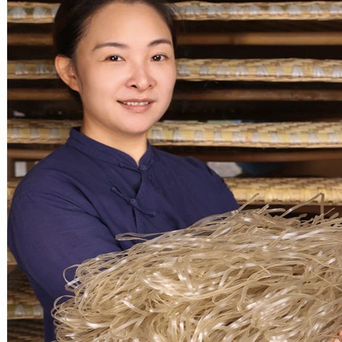 湖南农家纯细粉宽粉制作粉条配料表里只有淀粉和水健康食品