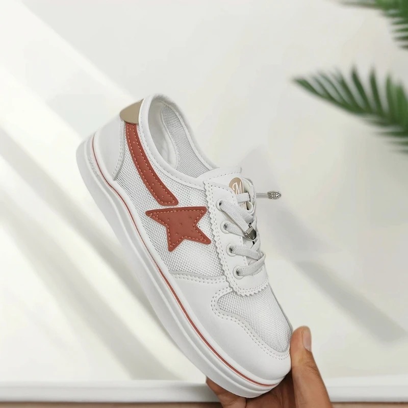 夏季时尚百搭舒适透气休闲小白鞋6911