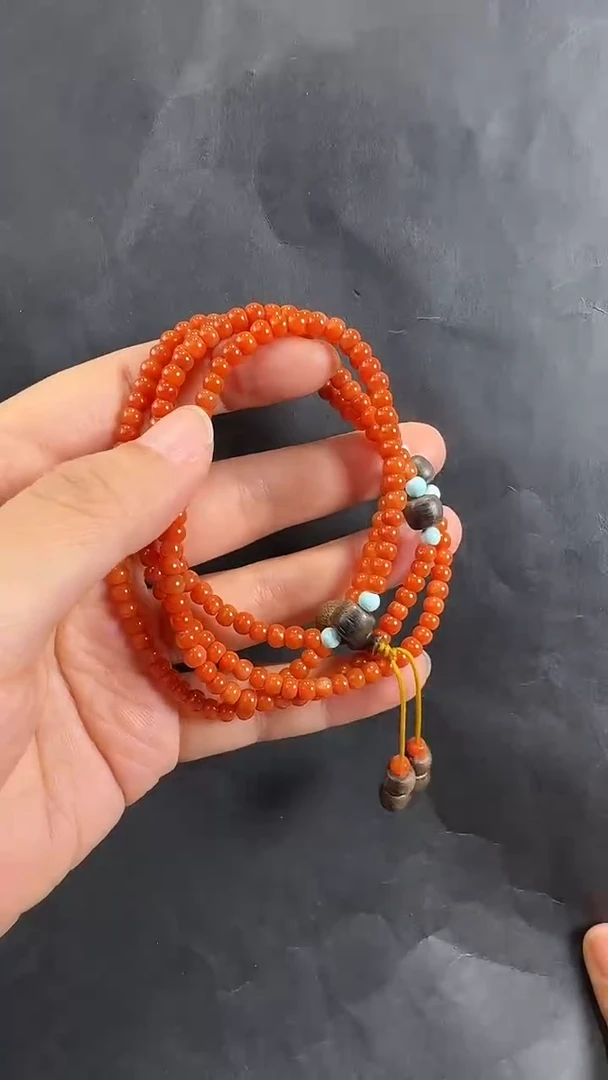 颈饰未镶嵌南红玛瑙项链