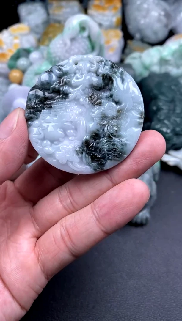 吊坠(不含链)未镶嵌翡翠1