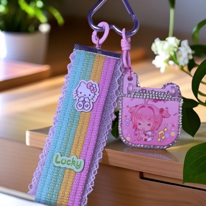 重工ins防丢手机挂绳创意包挂钥匙扣可爱挂件卡通爱心