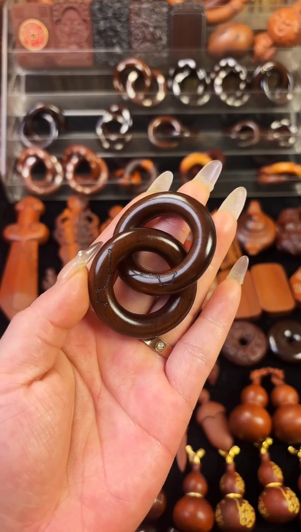 雷枣木玉化乾坤圈2.5