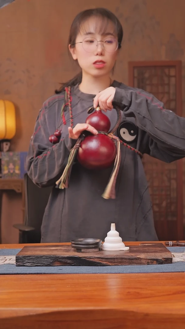 1557号链接精品大漆葫芦现货现发[一物一拍]