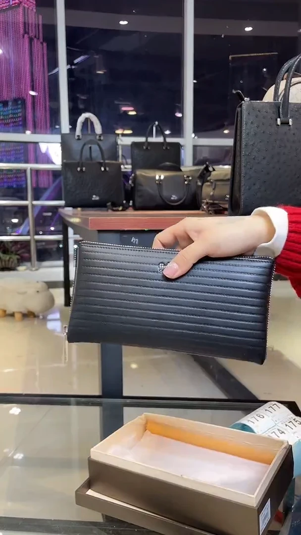 牛皮（革）韩爵绅士包包皮具173