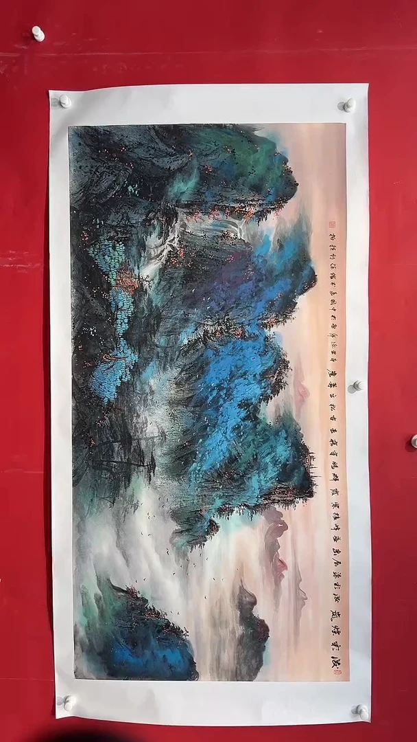 国画画家陆远华纯手绘原作