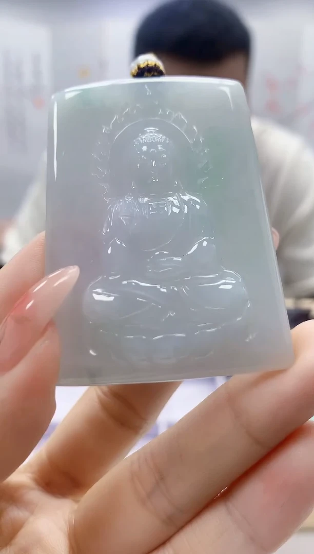 未镶嵌定制翡翠4898ty-毛货挂件88