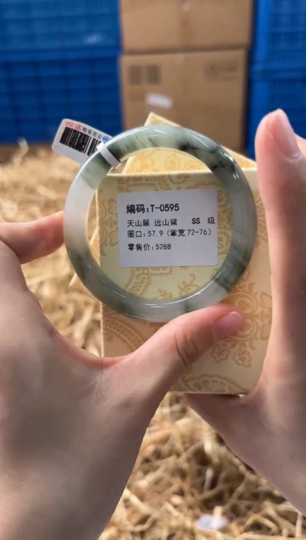 未镶嵌手镯石英质玉T-0595
