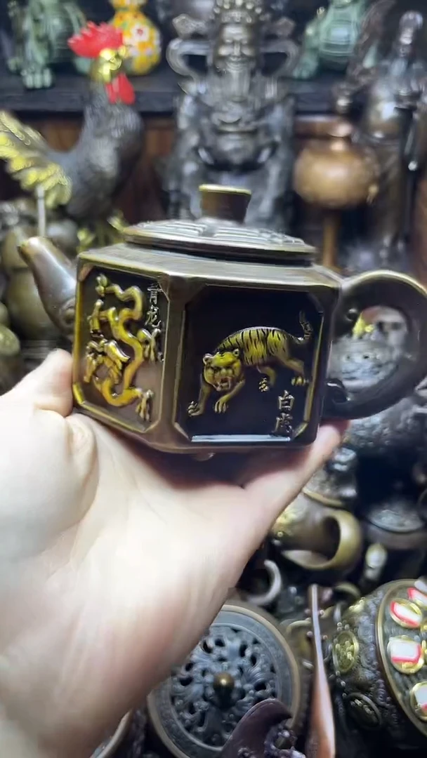 闪购链接，点击下单，有运费险，铜摆件