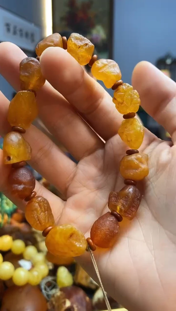 手串琥珀未镶嵌手串