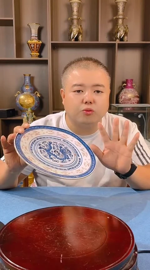 摆件景德镇陶瓷青花摆件20