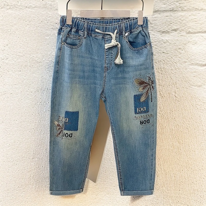 （裤长90）新款时尚牛仔裤91126