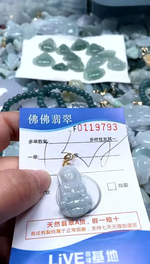 【闪购商品】翡翠颈饰未镶嵌闪购商品0119793