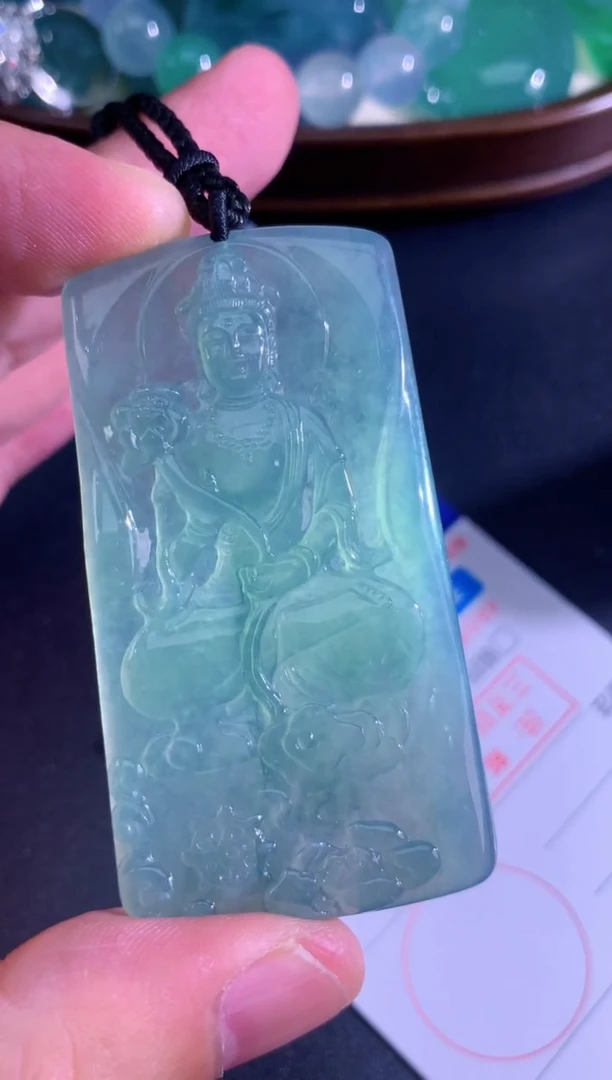 颈饰未镶嵌翡翠天然A货翡翠