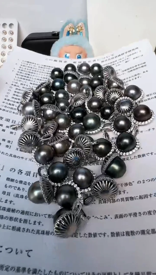 海水珍珠银S925镶嵌颈饰多样性发其一