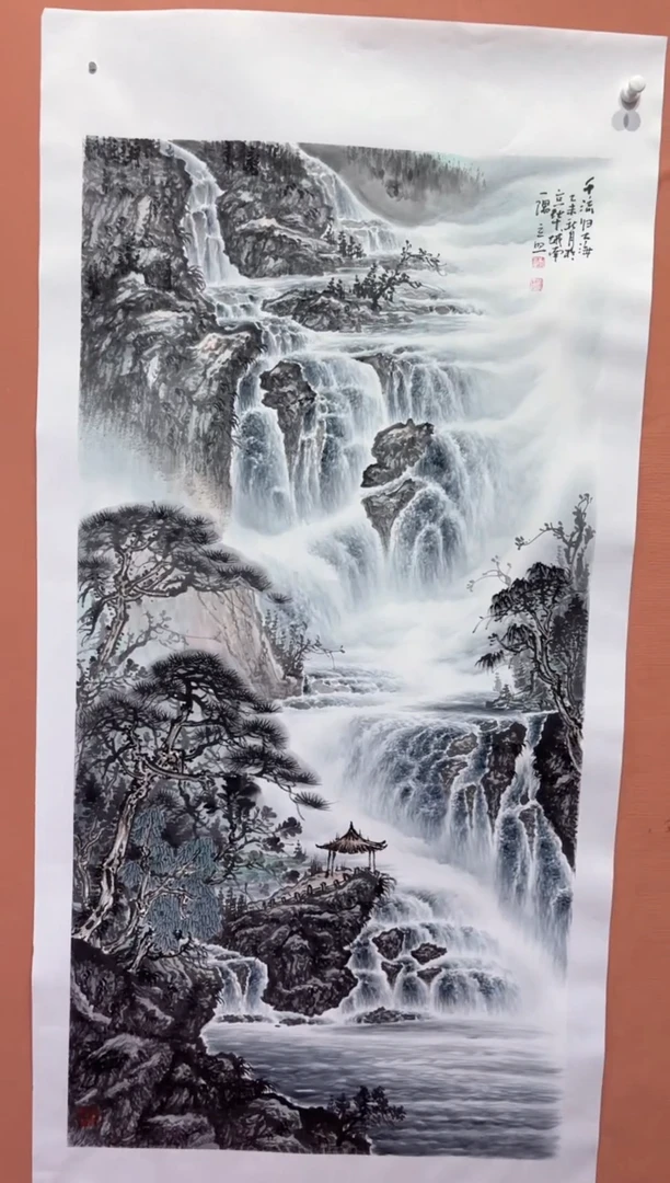 国画师立照老师国画作品
