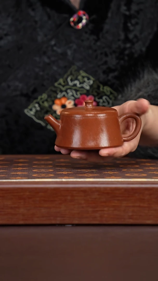 茶壶紫砂红皮龙矿头料云柱