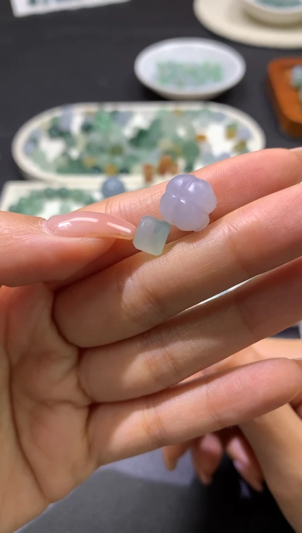 【闪购商品】定制翡翠未镶嵌珠6