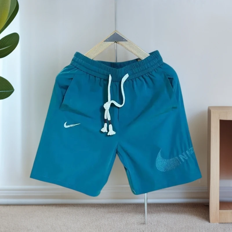 夏季爆款男士薄款男短裤潮流休闲简约透气速干宽松刺绣时尚百搭