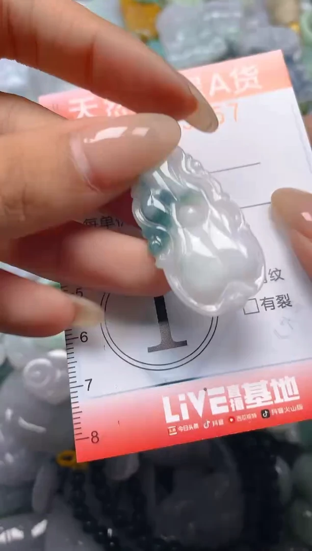 翡翠未镶嵌颈饰闪购0025657