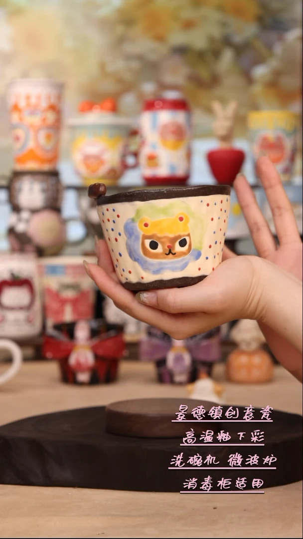 摆件景德镇原创手工陶瓷