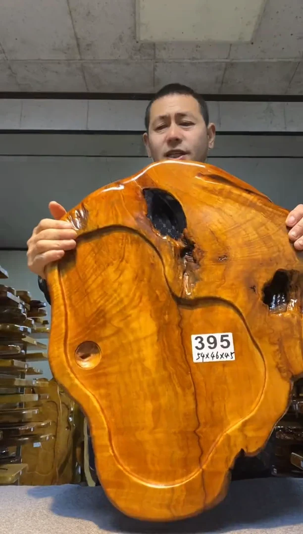 实木原木茶盘 一物一拍(不含配件）