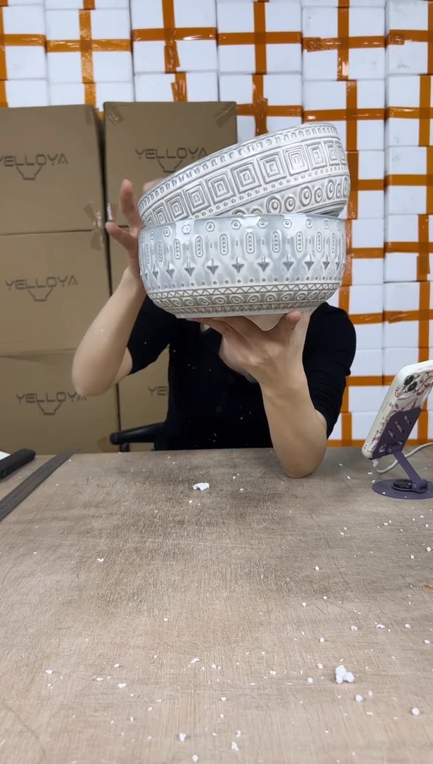 拼盘回字格白色+拼盘菱形白色20x8