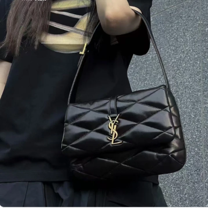 95新 YSL/圣罗兰 YSL/圣罗兰 黑金le57单肩包bwz11477