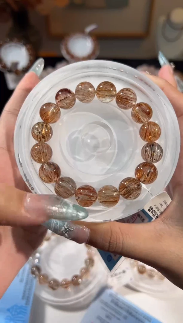 水晶手链未镶嵌黑金超七13