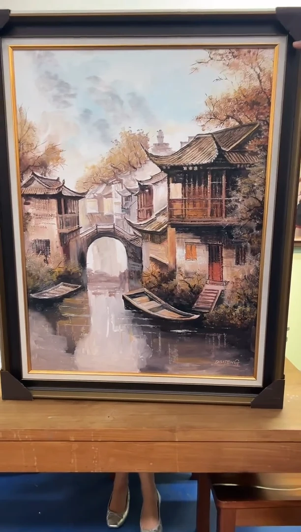 油画DLF 精品绘画作品-60*50风景