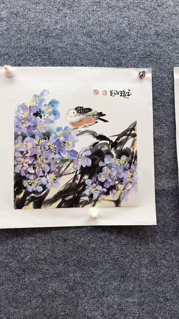 国画赵海英/国画/花鸟。