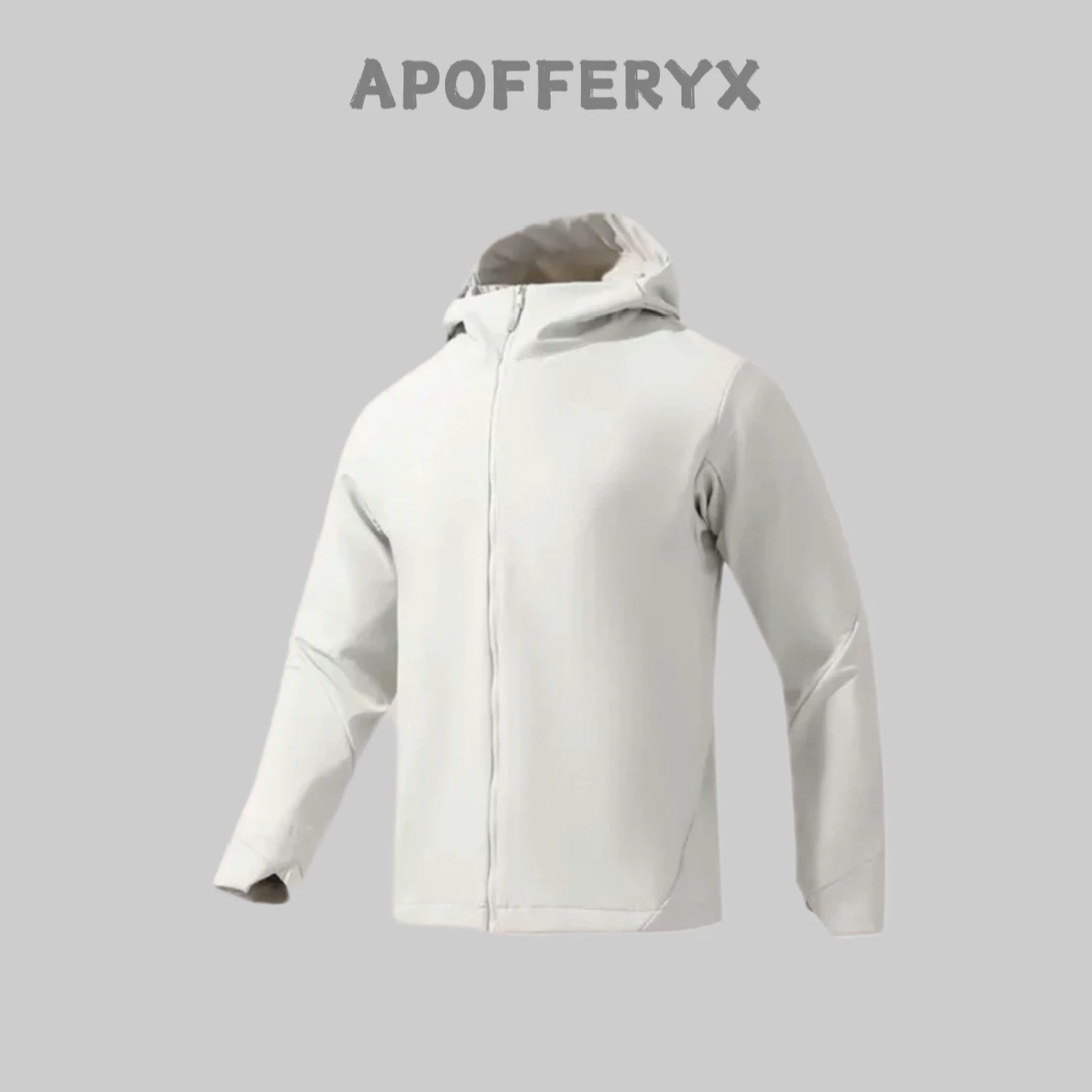 APOFFERYX25商袅早春新款VeilanX系列户外纯色防风连帽外套男女款