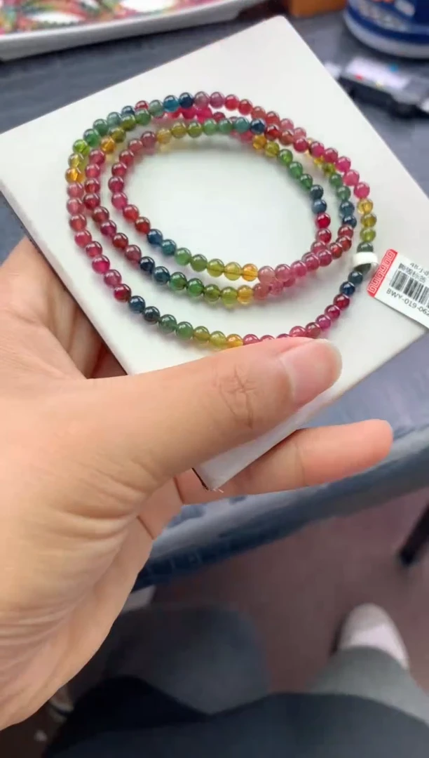 未镶嵌手串碧玺 多样性发一条