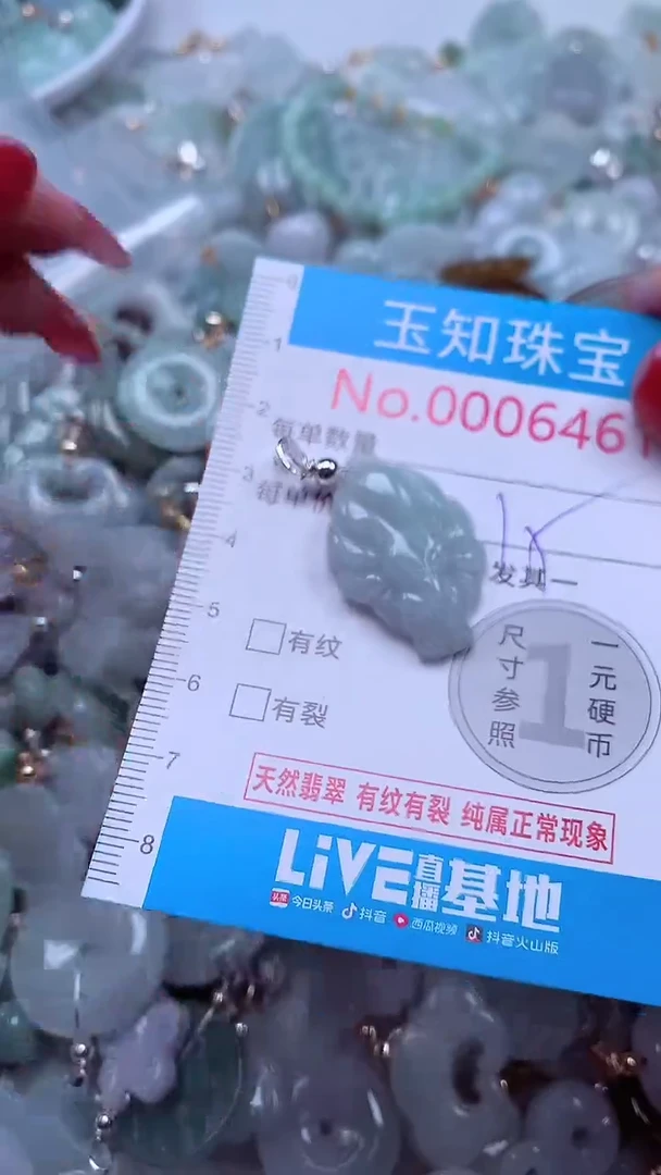 吊坠(不含链)未镶嵌翡翠6461