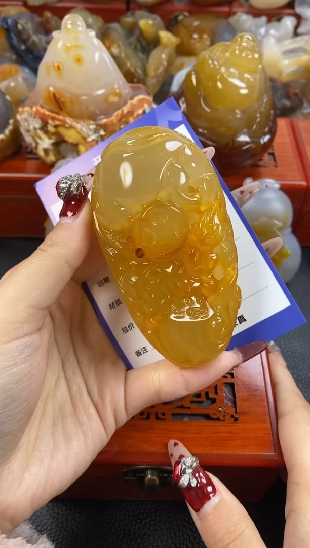 【闪购商品】玛瑙/玉髓手把未镶嵌1