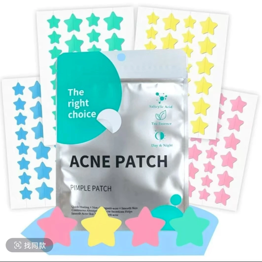 【外出必备】40贴星星水胶体痘痘贴可爱舒缓遮瑕亲肤防水组合装