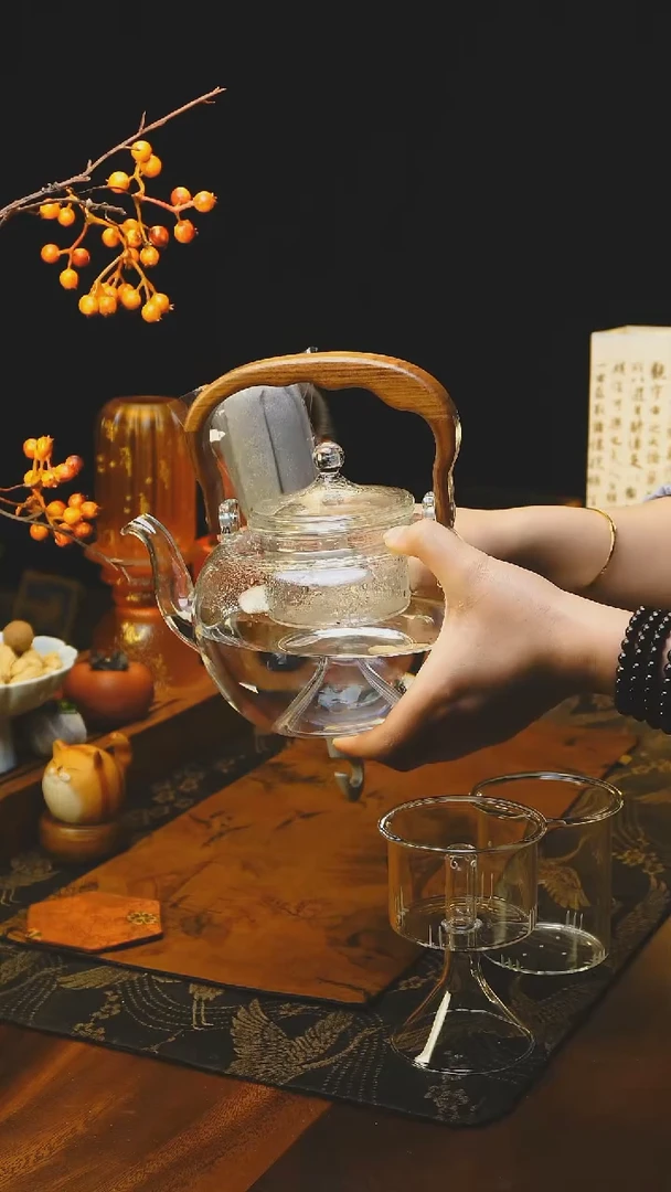 【闪购商品】透明 山雅壶 双内胆