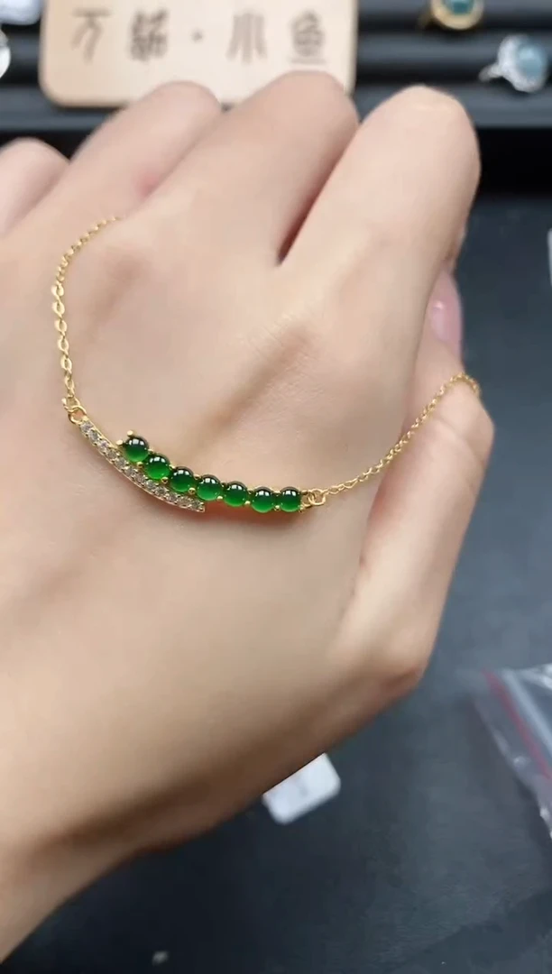 翡翠戒指银S925镶嵌51511