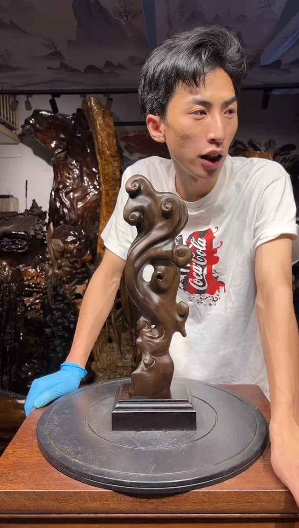 乌木类L*F木质文玩艺术摆件