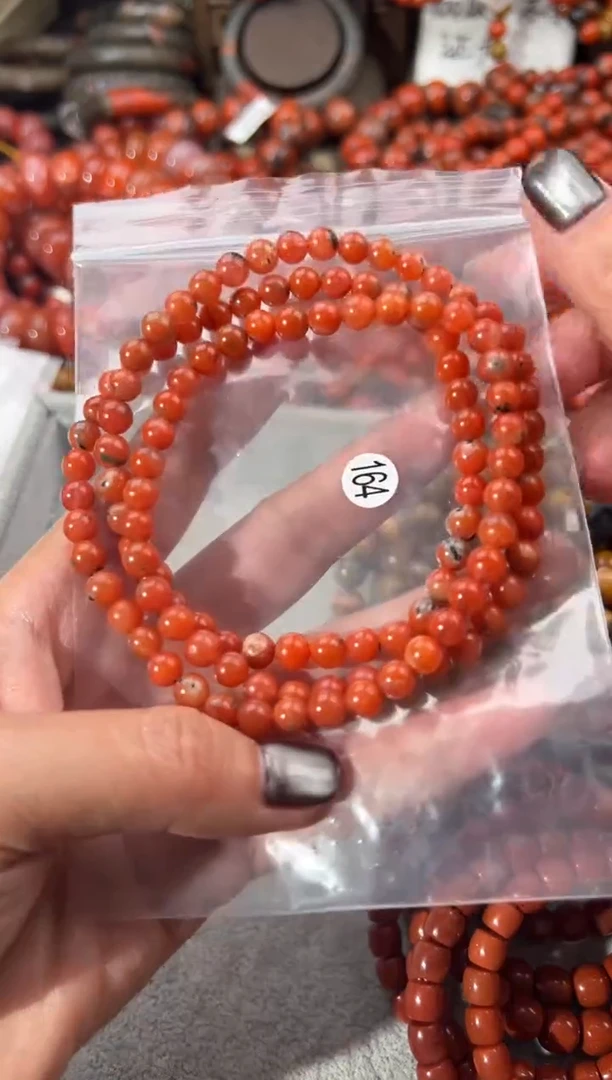 未镶嵌手串南红玛瑙6+