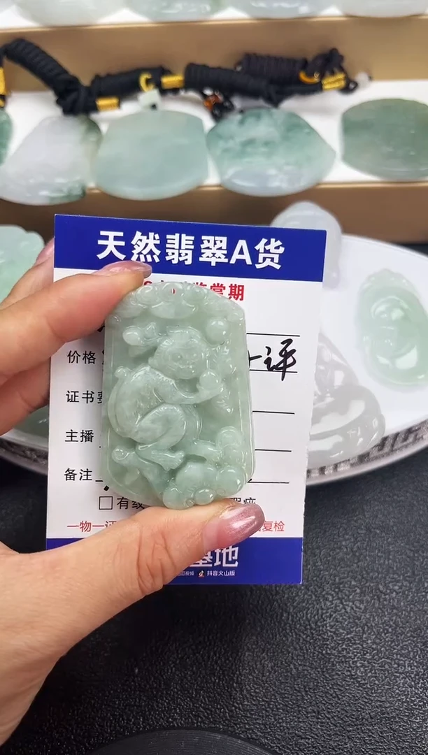 颈饰未镶嵌翡翠