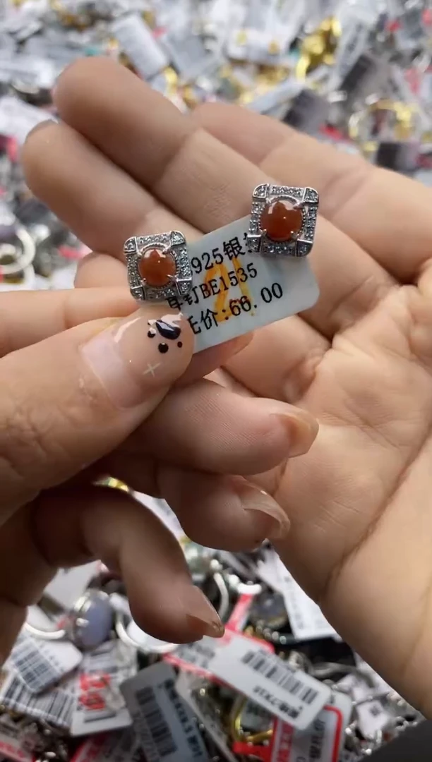 翡翠戒指银S925镶嵌33333   7