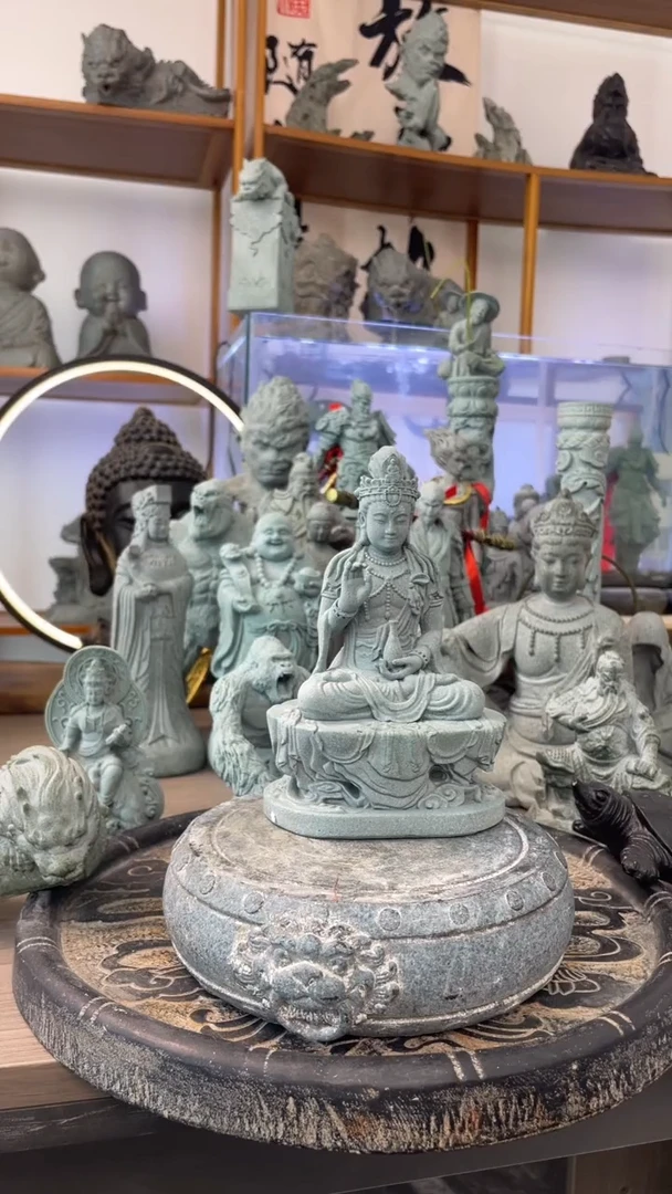 石材大金刚阿弥陀佛2件