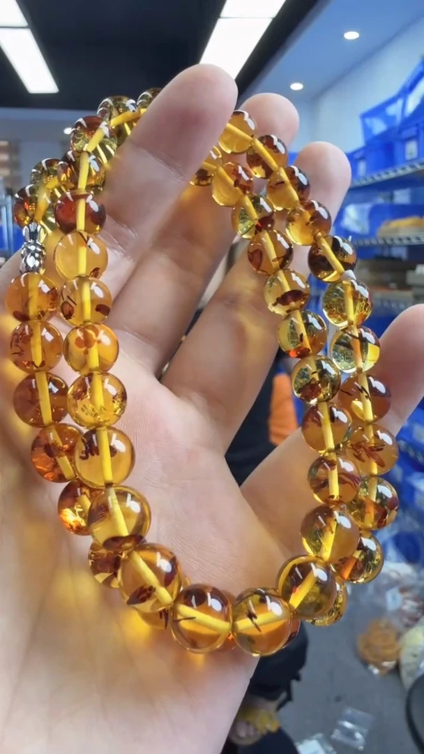 未镶嵌颈饰琥珀47秒拍号 假一罚三