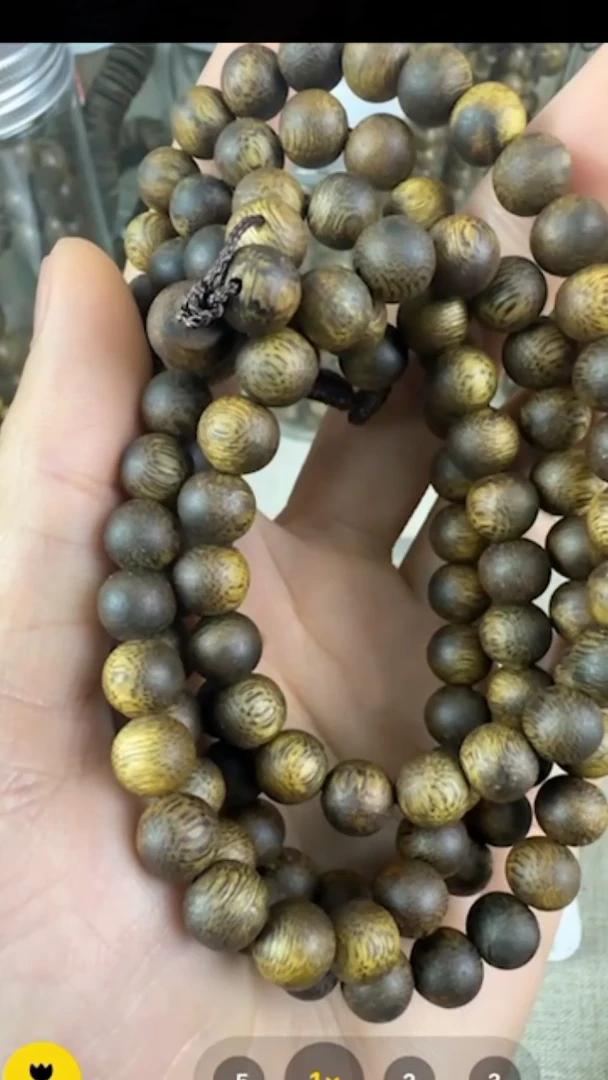 【闪购商品】沉香手串种植绿棋08多25克