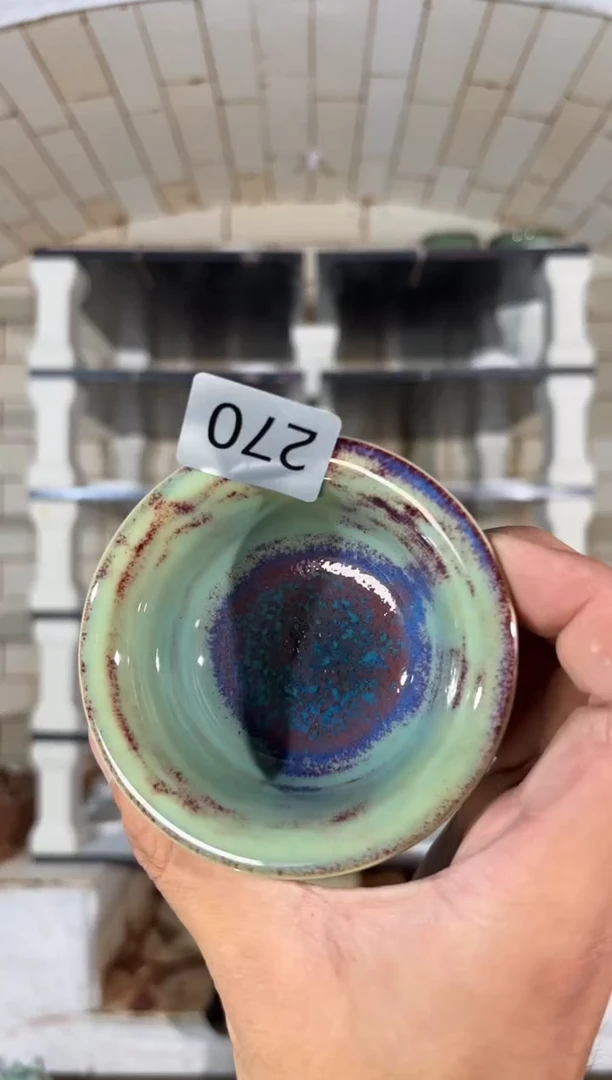 杯精品窑变钧瓷茶器